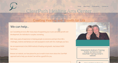 Desktop Screenshot of clearpathhealingarts.com